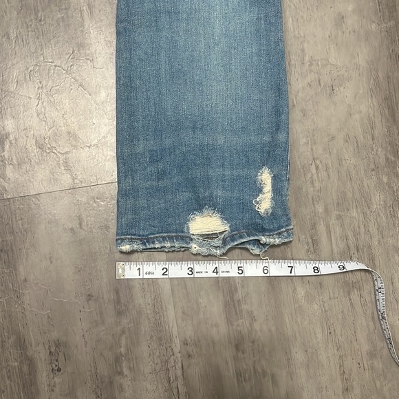 Madewell Cali Bootcut Jeans Distressed Size 26 Petite - Picture 7 of 11